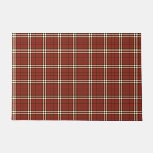 Tapete Red Tartan Doormat (Frente)
