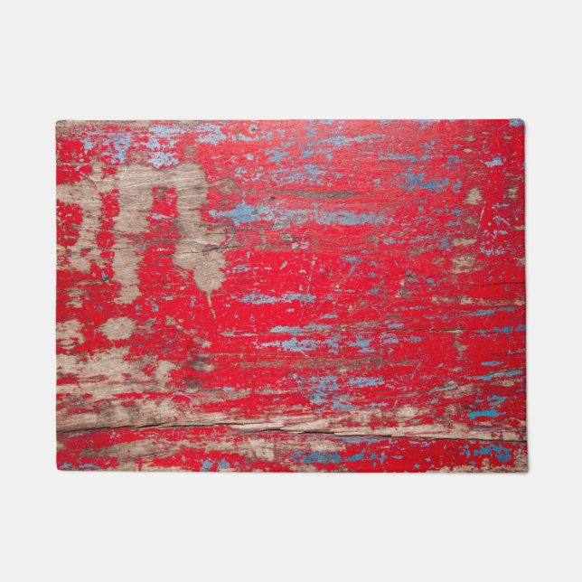 Tapete Red Vintage Wood (Frente)