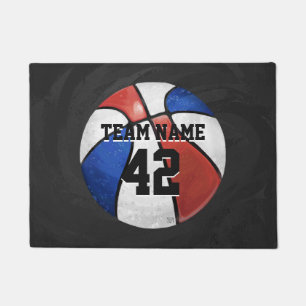 Tapete Red White Blue Basbol Name e Number