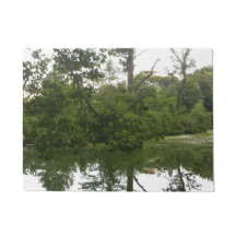 Reflexão no Doormat do lago