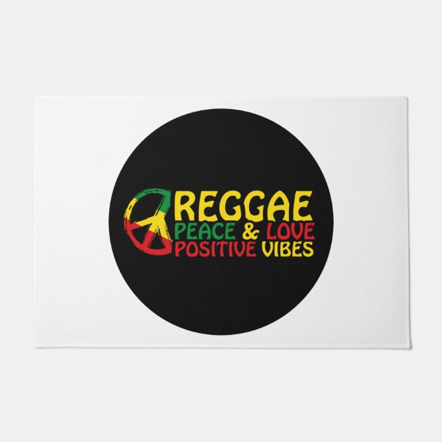 Tapete Reggae Music com citações positivas (Frente)