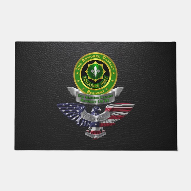 Tapete Regimento de Cavalaria Armada de segundo Veterano (Frente)