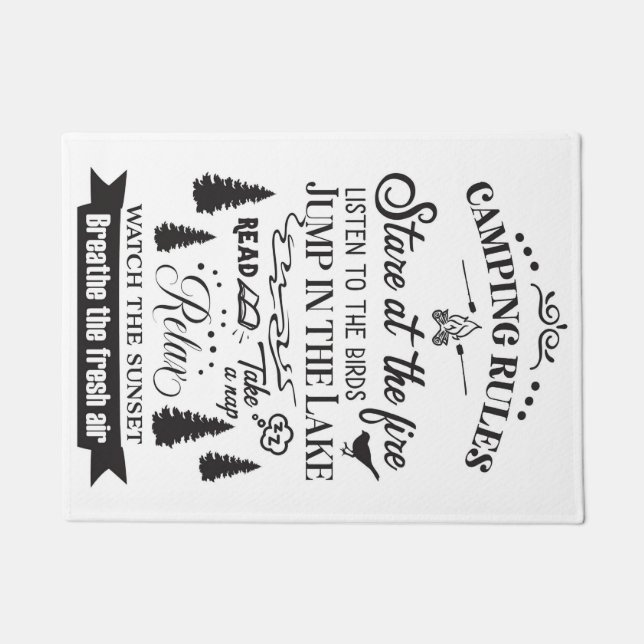 Tapete Regras de Campanha Feliz (Frente)