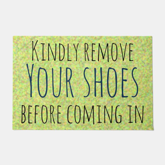 TAPETE REMOVA AMAVELMENTE SEUS CALÇADOS ANTES DE ENTRAR (Frente)