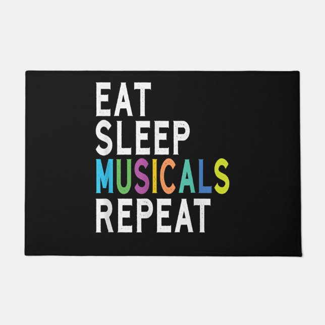 Tapete Repetição de Músicos do Sono (Frente)