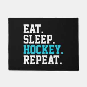 Tapete Repetições de Hockey com Sono - Amantes de Hóquei