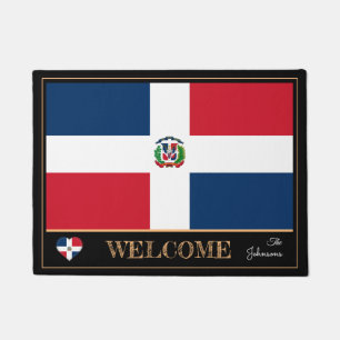 Tapete República Dominicana e Bandeira Dominicana/ Bem-v