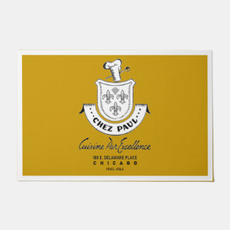 Tapete Restaurante Francês Chez Paul, Chicago, 1945-1964