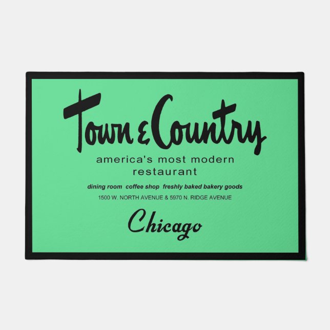 Tapete Restaurantes Town & Country, Chicago, IL (Frente)