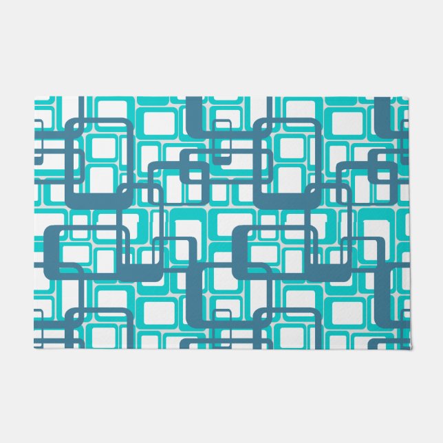 Tapete Retângulos Modernos do Médio Aberto (Frente)