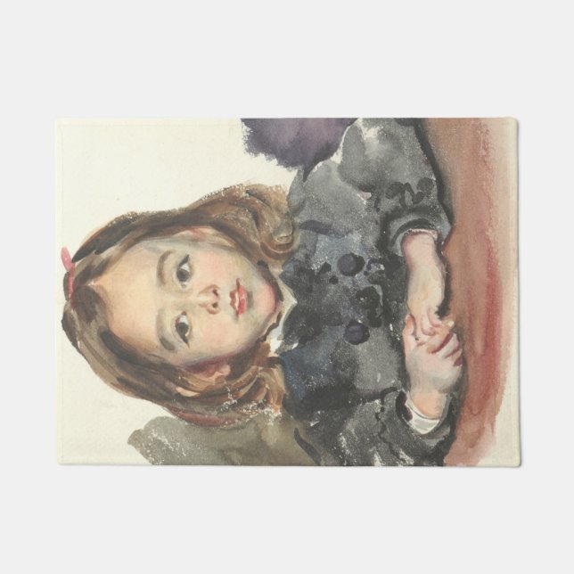 Tapete Retrato de Marie (Garota Justa) (Frente)