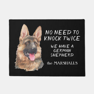 Tapete Retrato do german shepherd não precisa bater duas