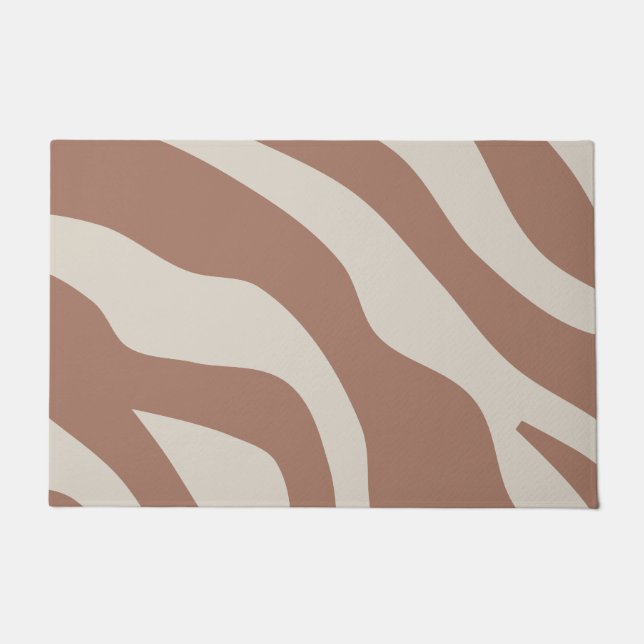 Tapete Retro Abstrato Mocha Mousse 01 (Frente)