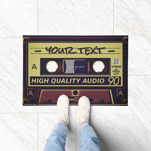 Tapete Retro Cassette Pop Art Doormat (Interior)