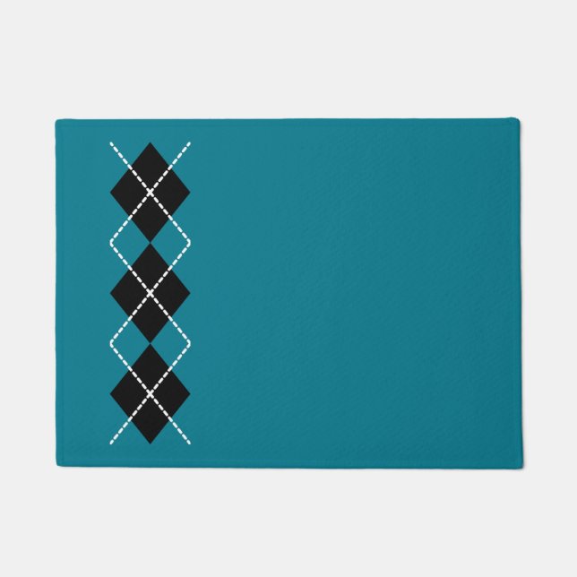 Tapete Retro Teal Doormat  (Frente)