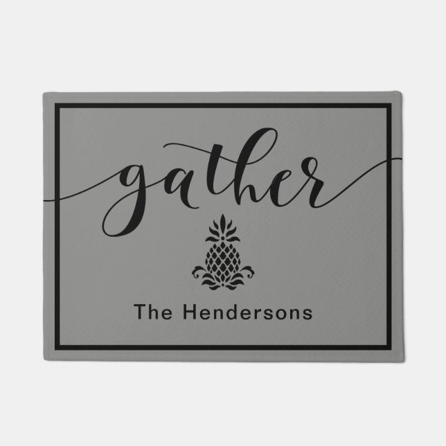 Tapete Reunir as Boas-vindas Personalizadas da Família (Frente)