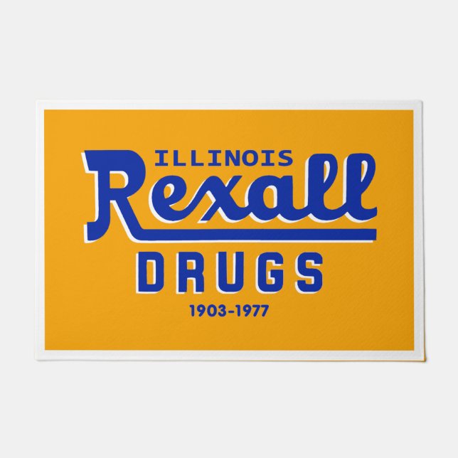 Tapete Rexall Drug of Illinois - 1903-1977 (Frente)