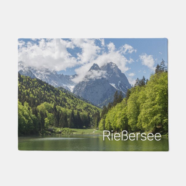 Tapete Riessersee Alps Garmisch Partenkirchen Bavaria (Frente)