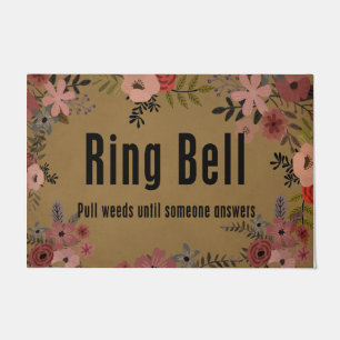 Tapete Ring Bell Pull Weeds até que alguém responda
