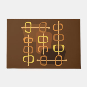 Tapete Rochas Abstrato de Arte Hollow Brown, 1950