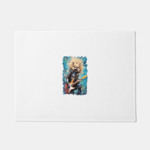 Tapete Rock Guitar Pomeranian Dog Guitarist