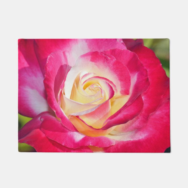 Tapete Rosa cor-de-rosa e branco (Frente)