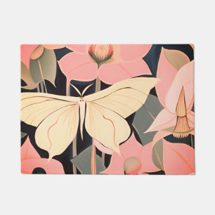 Tapete Rosa e Creme - Luna Moth e Moonflower