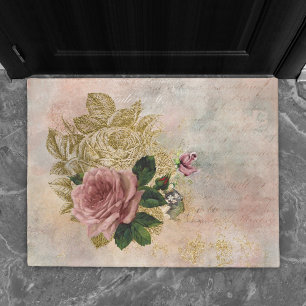 Tapete Rosa Steampunk Ephemera Vintage Sofisticada