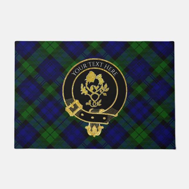Tapete Rosa Thistan Tartan - Clã escocês (Frente)