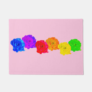 Tapete Rosas arco-íris