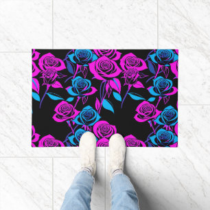 Tapete Rosas de Cores Neon