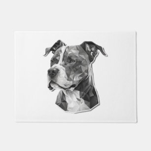 Tapete Rosto de cão Pitbull