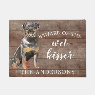 Tapete Rottweiler Cachorro Personalizado Mata