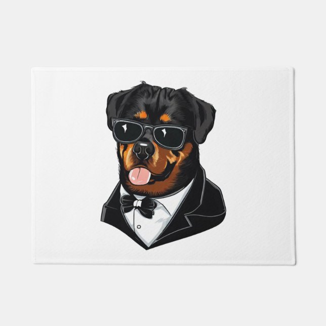 Tapete Rottweiler O Guarda-costas (Frente)