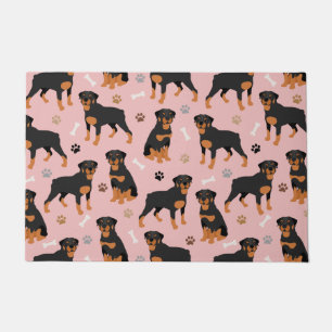 Tapete Rottweiler Ossos do Cão e Portáteis