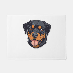 Tapete Rottweiler Romp De Puppies para Parceiros Paw-some