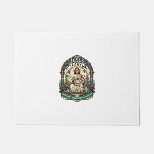 Tapete Rótulo de Pacote de Sementes Jesus Pacote de Semen (Frente)