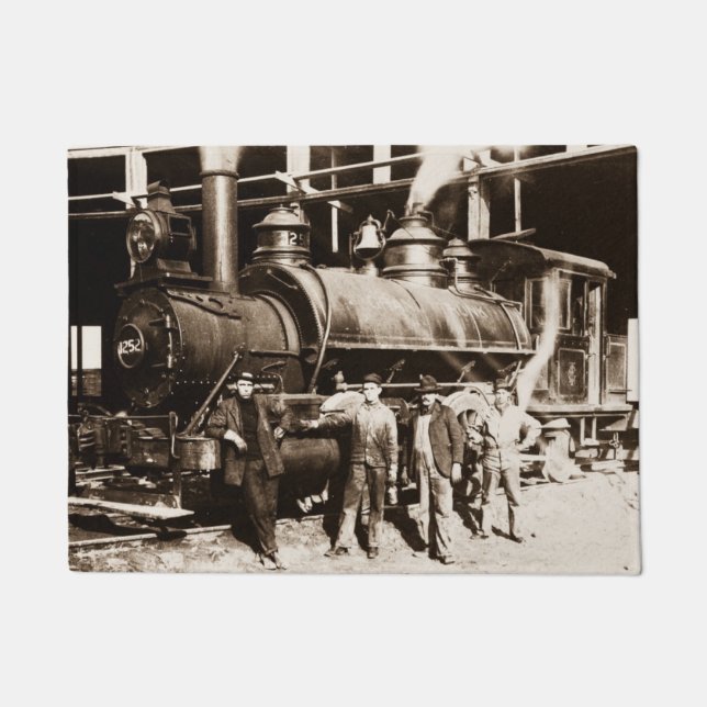 Tapete Roundhouse no tronco grande de Battle Creek (Frente)