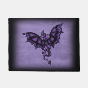 Tapete roxo épico do dragão