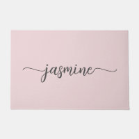 Roxo Simples Feminino Personalizado Monograma Nome