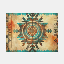 Tapete Rug Geométrico Americano Aztec