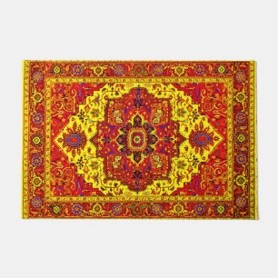 Tapete RUG PERSIAN - Vermelho e Amarelo