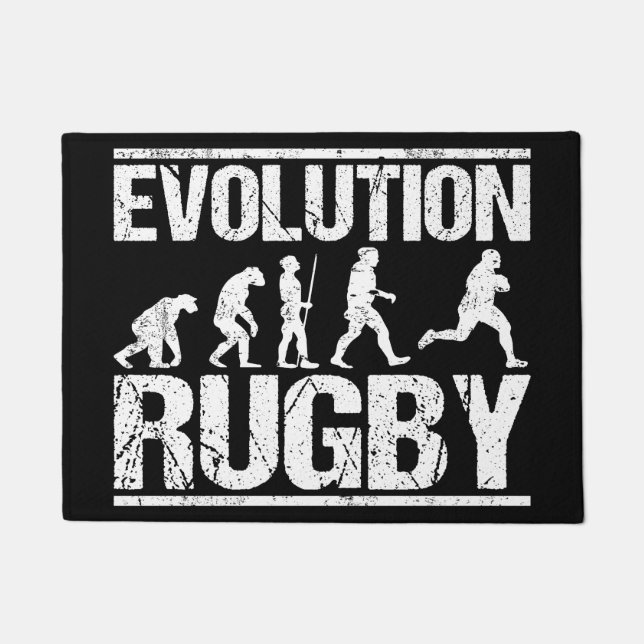Tapete Rugby Evolution Monkeys Grunge for Rugby Player (Frente)
