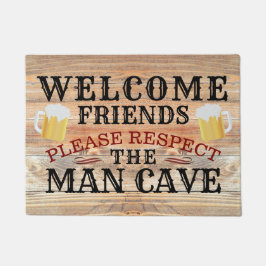 Tapete RUSTIC Barn Wood Funny BEER MAN CAVE | Bem-vindo