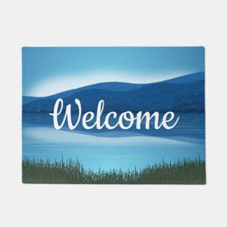 Tapete Rustic Lake "Welcome" Door Mat