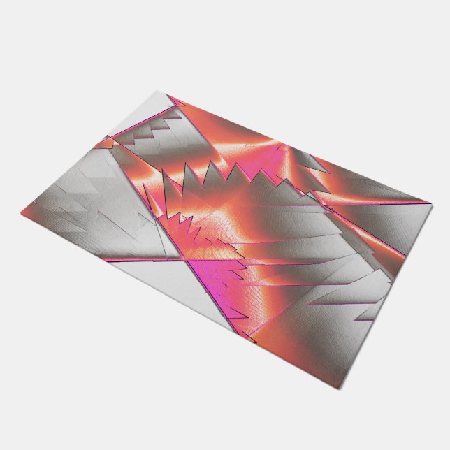 Tapete Salmão ou pêssego, extremamente rugoso digitalizad (Inclinado)