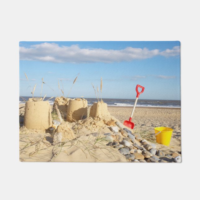 Tapete Sandcastle na praia (Frente)