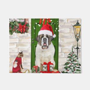 Tapete Santo Bernard Dog Natal