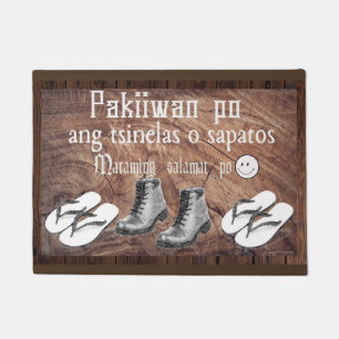 Tapete Sapatos dos tsinelas o do ANG de Pakiiwan po