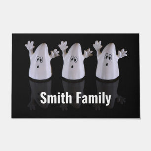 Tapete Saudação de Família de Fantasmas Fofa Personalizad